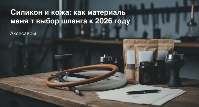 Силикон и кожа: как материалы меняют выбор шланга к 2026 году