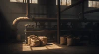 Атмосферное фото, передающее индустриальный характер нового бленда Darkside Sabotage.