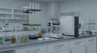 Лаборатория с оборудованием для контроля качества растительного сырья и смесей