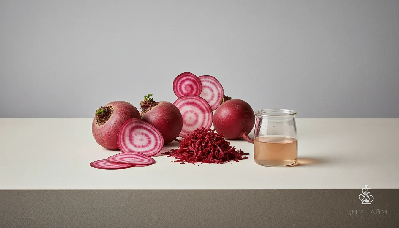 Свежая нарезанная свекла, готовая стать основой для вкуса.