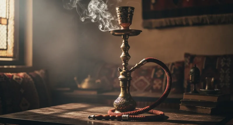 Традиционный египетский кальян Khalil Mamoon из латуни и меди