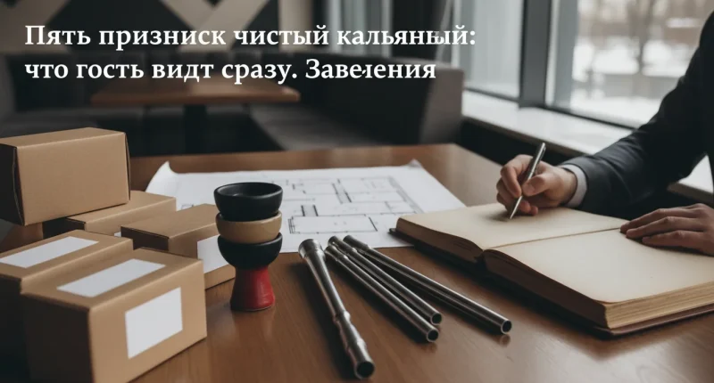 Пять признаков чистой кальянной: что гость видит сразу