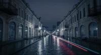Пустая ночная улица Казани во время саммита АСЕАН, закрытые заведения